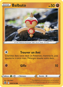 Balbuto 093/215 Pokémon Tempête Argentée (SIT)