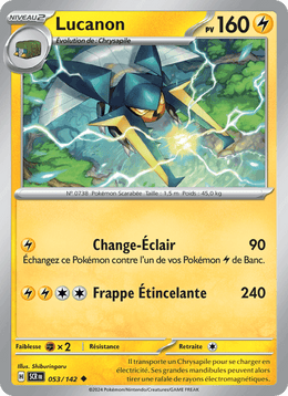 Lucanon 053/175 Pokémon Couronne Stellaire (EV07)