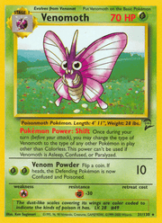 Venomoth 31/130 Pokémon Base Set 2 (B2)