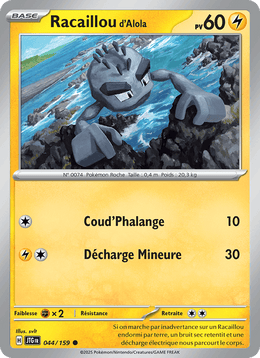 Racaillou d'Alola 044/190 Pokémon Aventures Ensemble (EV09)