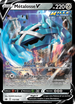 Métalosse V 112/233 — Pokémon Règne de Glace (CRE)