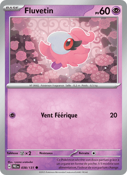 Fluvetin 038/180 Pokémon Évolutions Prismatiques (EV8.5)