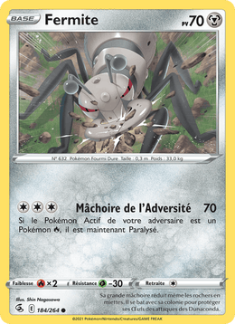 Fermite 184/284 Pokémon Poing de Fusion (FST)