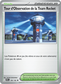 Tour d'Observation de la Team Rocket 180/244 Pokémon Rivalités Destinées (EV10)
