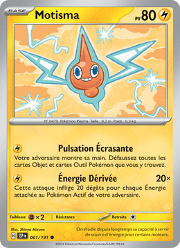 Motisma 061/252 Pokémon Étincelles Déferlantes (EV08)