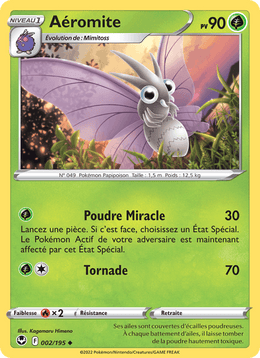 Aéromite 002/215 Pokémon Tempête Argentée (SIT)