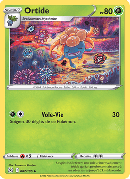 Ortide 002/217 Pokémon Origine Perdue (LOR)