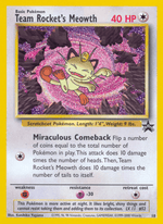Team Rocket's Meowth 18/53 Pokémon Wizards Black Star Promos (WBSP)