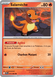 Salamèche 011/130 Pokémon Flammes Fantasmagoriques (ME02)