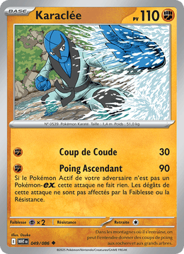 Karaclée 049/173 Pokémon Flamme Blanche (WHT)
