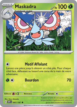 Maskadra 007/230 Pokémon Flammes Obsidiennes (EV03)