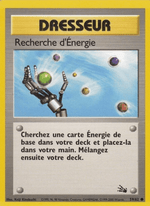 Recherche d'Énergie 59/62 Pokémon Fossile (FO)