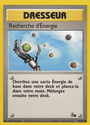 Recherche d'Énergie 59/62 Pokémon Fossile (FO)