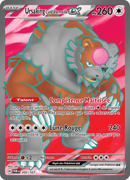 Ursaking Lune Vermeille-ex 202/226 Pokémon Mascarade Crépusculaire (EV06)