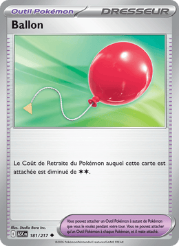 Ballon 181/295 Pokémon Héros Transcendants (ME2.5)