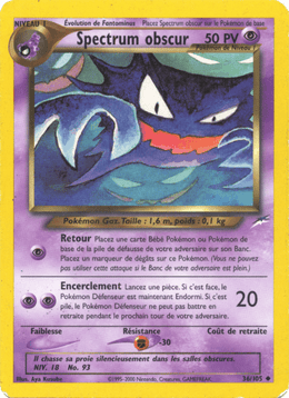 Spectrum obscur 36/113 Pokémon Neo Destiny (N4)