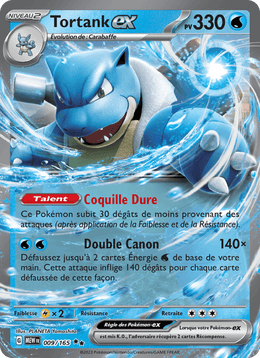 Tortank-ex 009/207 Pokémon 151 (MEW)