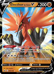 Électhor de Galar V 80/233 — Pokémon Règne de Glace (CRE)