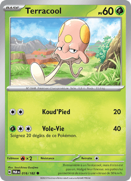 Terracool 016/266 Pokémon Faille Paradoxe (EV04)