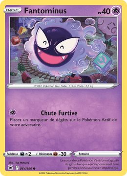 Fantominus 064/217 Pokémon Origine Perdue (LOR)