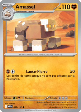 Amassel 083/188 Pokémon Méga-Évolution (ME01)