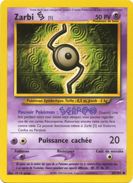 Zarbi S 87/113 Pokémon Neo Destiny (N4)