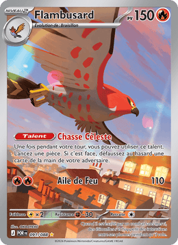 Flambusard 091/124 Pokémon Équilibre Parfait (ME03)