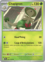 Chapignon 007/218 Pokémon Forces Temporelles (EV05)