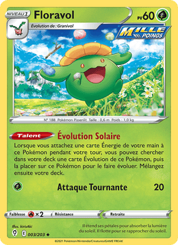 Floravol 3/237 Pokémon Évolution Céleste (EVS)