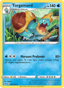 Torgamord 81/284 Pokémon Poing de Fusion (FST)