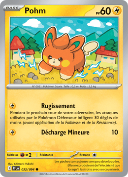 Pohm 032/130 Pokémon Flammes Fantasmagoriques (ME02)