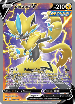 Zeraora V 165/233 — Pokémon Règne de Glace (CRE)