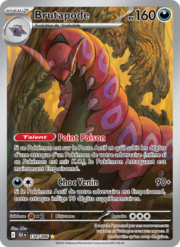 Brutapode 134/86 — Pokémon Foudre Noire (BLK)