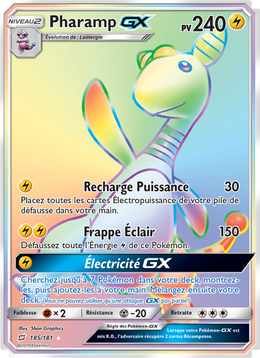 Pharamp GX 185/196 — Pokémon Duo de Choc (TEU)
