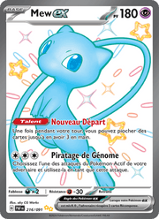 Mew-ex 216/245 Pokémon Destinées de Paldea (EV4.5)