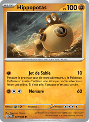 Hippopotas 039/124 Pokémon Équilibre Parfait (ME03)