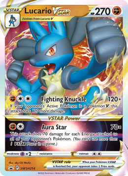 Lucario VSTAR SWSH214/PROMO — Pokémon Promo Épée et Bouclier (SWSHP)