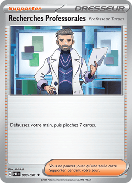 Recherches Professorales 088/245 Pokémon Destinées de Paldea (EV4.5)