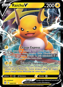Raichu V 045/216 Pokémon Stars Étincelantes