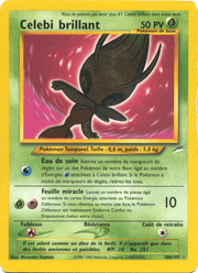 Celebi brillant 106/113 Pokémon Neo Destiny (N4)
