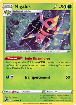 Migalos 004/245 — Pokémon Tempête Argentée (SIT)