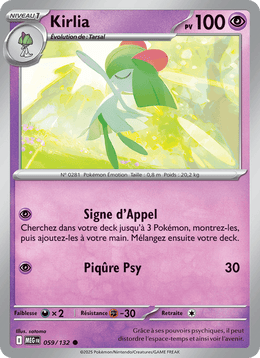 Kirlia 059/188 Pokémon Méga-Évolution (ME01)