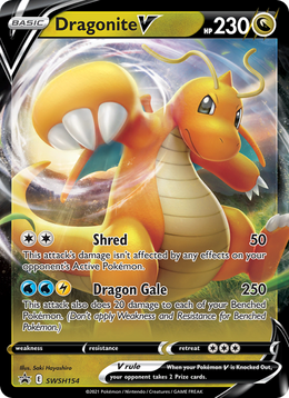 Dracolosse V SWSH154/PROMO — Pokémon Promo Épée et Bouclier (SWSHP)