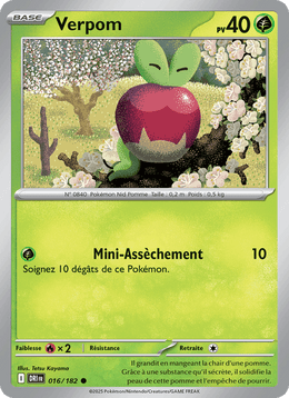 Verpom 016/244 Pokémon Rivalités Destinées (EV10)