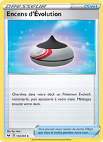 Encens d'Évolution 163/216 Pokémon Épée et Bouclier