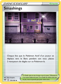 Smashings 170/201 Pokémon Ténèbres Embrasées