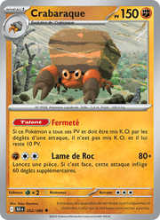 Crabaraque 052/172 Pokémon Foudre Noire (BLK)