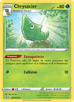 Chrysacier 2/284 Pokémon Poing de Fusion (FST)