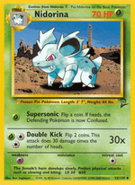 Nidorina 53/130 Pokémon Base Set 2 (B2)