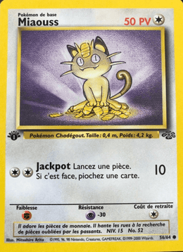 Miaouss 56/64 Pokémon Jungle (JU)